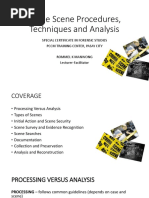 Forensic Studies Module 3 - Crime Scene Procedures and Analysis