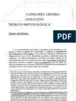 Sobre La Categoría de Género - Teresita de Barbieri