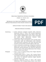 Peraturan Pemerintah Republik Indonesia Nomor 58 Tahun 2010