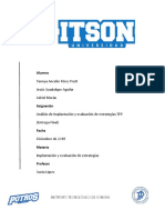 Análisis de Implantación y Evaluación de Estrategias - Transportes Portuarios Del Pacifico