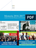 Memoria Derechos Humanos 2016 2017 PDF 243 MB