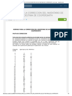 NORMAS PARA LA CORRECCION DEL INVENTARIO DE AUTOESTIMA DE COOPERSMITH - Cony Rojas - Academia PDF