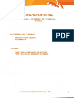 DESAFIO PROFISSIONAL Online 2014 2 Processos Gerenciais e Matematica
