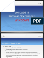 Unidade III - Windows