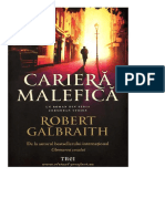 Robert Galbraith - Seria Cormoran Strike 3-Cariera Malefica
