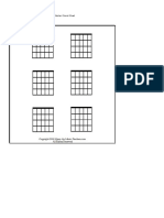 Blank Guitar Chord Chart Template PDF