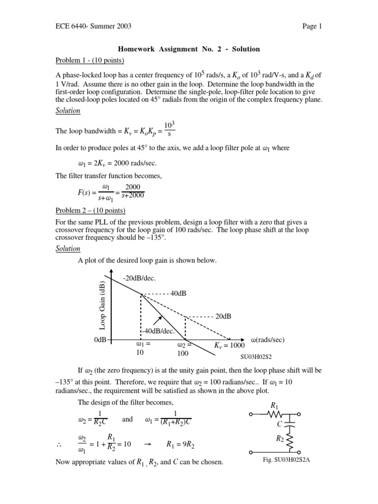 Hmwk02 Solution PDF Signal Processing Electrical Engineering