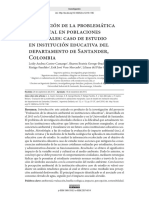 Evaluación de La Problemática Ambiental en Poblaciones Marginales Caso de Institución Educativa Del Departamento de Santander, Colombia1