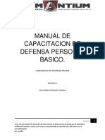 Manual de Capacitacion de Defensa Personal Basico
