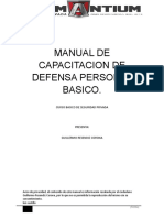 Manual de Capacitacion de Defensa Personal Basico