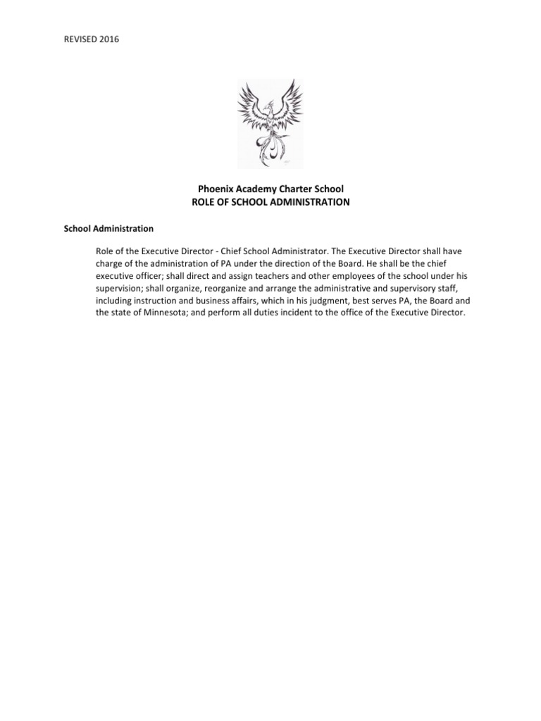 Role Of School Administration Pdf