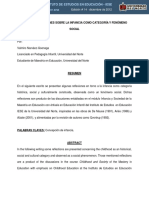 Algunas Reflexiones Sobre La Infancia Como Categoria y Fenomeno Social