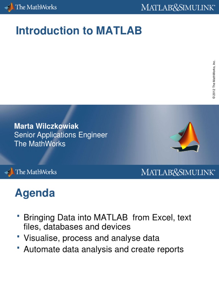 Introduction To MATLAB | PDF | Matlab | Visualization (Graphics)