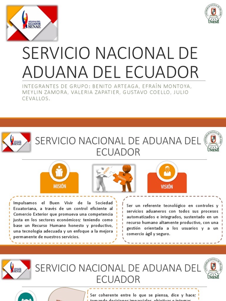 SENAE | PDF | aduana | Ecuador