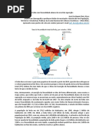 A Índia com fecundidade abaixo do nível de reposição