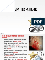 Blood Splatter Pattern