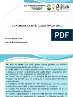 Funciones Gramaticales Forma Ing Para Tutoría