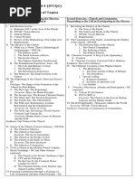 Theology 3 and 4 Course Outline