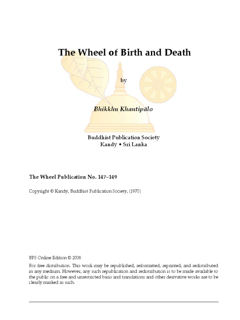 The Wheel of Birth and Death | PDF | Four Noble Truths | Noble ...