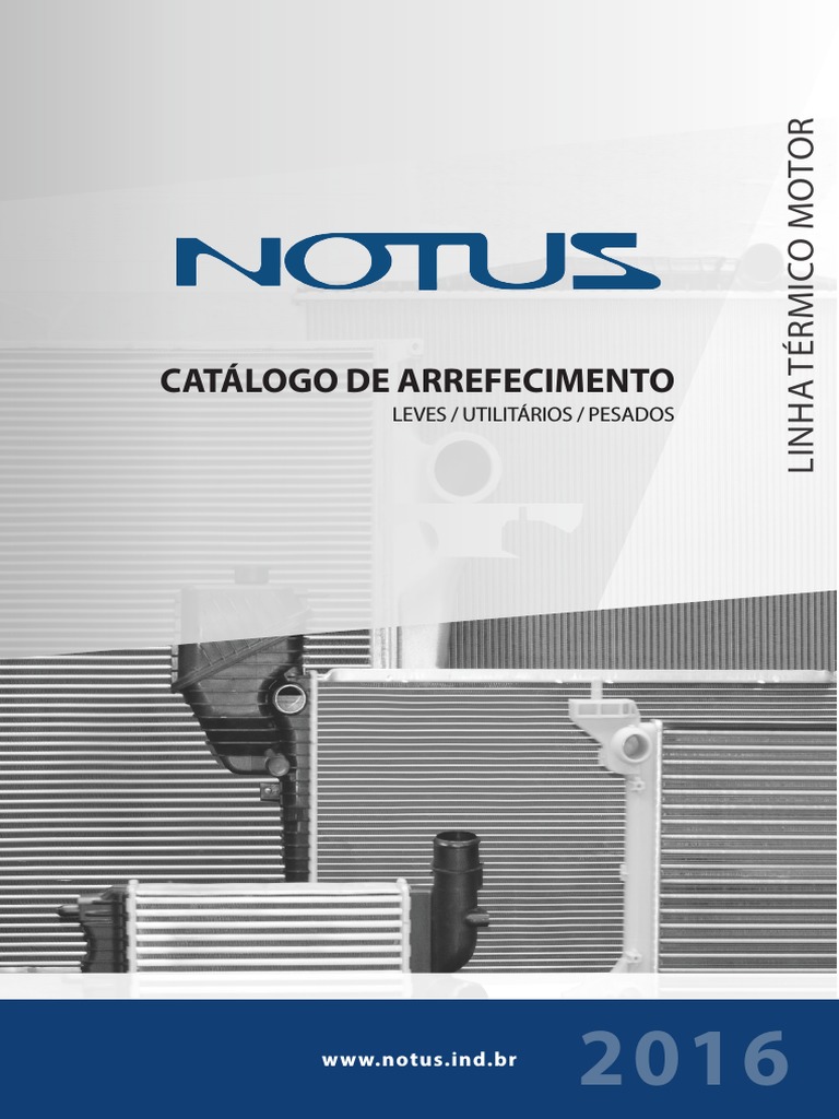 catalogo_notus_radiadores.pdf | Radiador | Carro