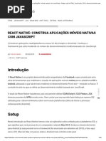 React Native_ Construa Aplicações Móveis Nativas Com JavaScript - Artigos Sobre HTML, JavaScript, CSS e Desenvolvimento Web