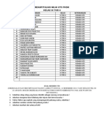 Rekapitulasi Nilai Uts Pkdk