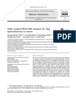 Fully Coupled BEM-FEM Analysis For Ship Hydroelasticity in Waves