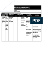 LAN Cabling Contextual Learning Matrix