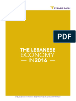 Overview and Performance of the Lebanese Economy in 2016