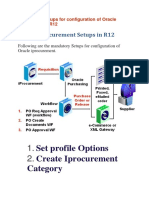 Set Profile Options Create Iprocurement Category: Oracle Iprocurement Setups in R12