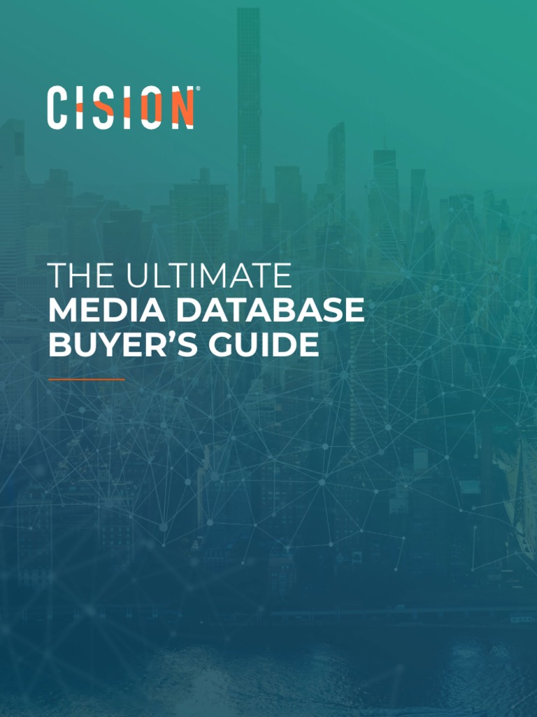 The Ultimate: Media Database Buyer'S Guide | PDF | Mass Media | Journalism