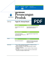 Tugas 01 - Perancangan Produk - R2 (Rabu)