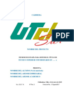 Aca-f-14 Formato Informe de Estadías