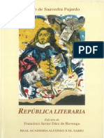 República Literaria de Diego de Saavedra Fajardo