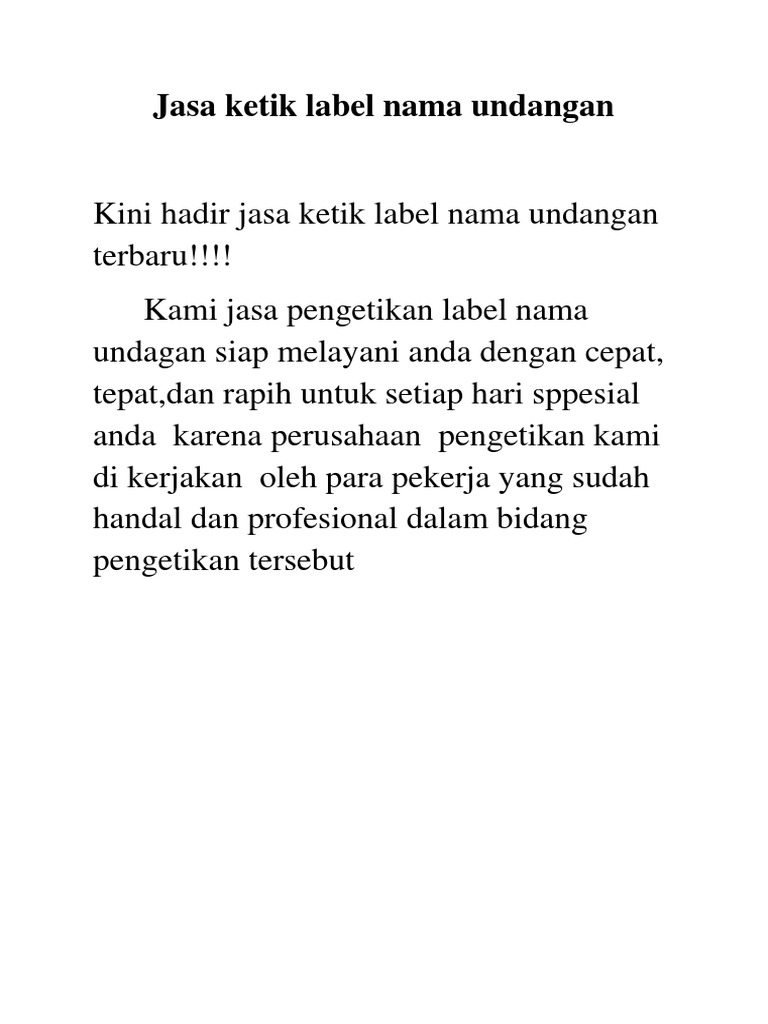 Terbaik 62812 8688 7982 Jasa Cetak Nama Undangan