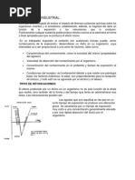 Toxicologia Industrial Avance