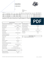 Three-phase Squirrel-Cage-Motor data sheet