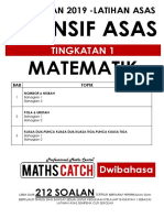 (2019-) Modul Latihan Matematik PT3 (TINGKATAN 1)