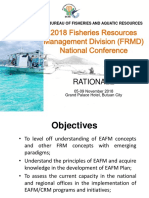 2018 Fisheries Resources Management Division (FRMD) National Conference