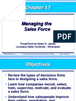 Managing The Sales Force