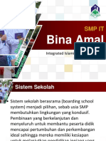 Profil SMP IT Bina Amal 2018