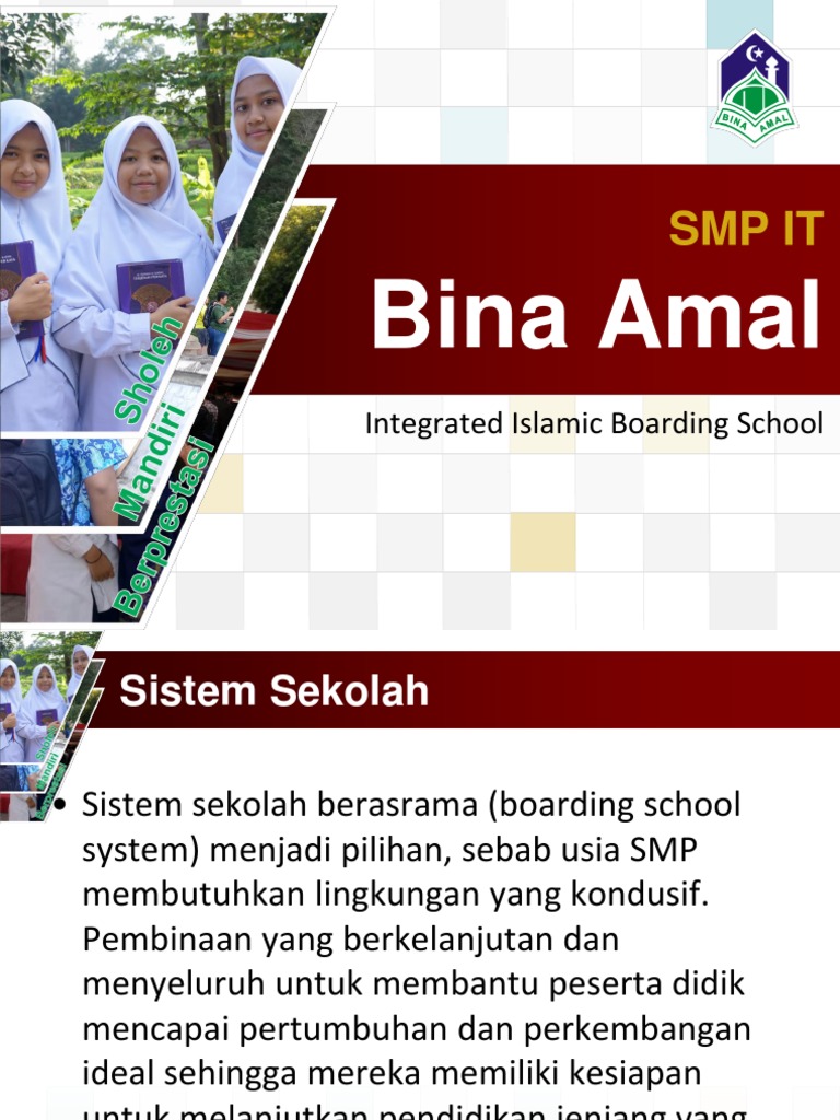 Profil Sekolah Smp Bina Amal : Smp Islam Terpadu Bina Amal Home Facebook / Sd bina insan mandiri nis :