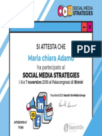 Attestato- Social Media Strategies 17368