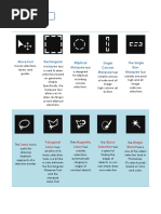 Selection Tools: Move Tool Rectangular Marquee Elliptical Marquee Single Column Marquee The Single Row Marquee