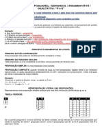 Resumo de Raciocinio Logico - Proposicional