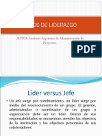 Tipos y estilos de Liderazgo