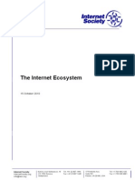 The Internet Ecosystem: 15 October 2010