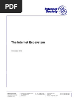 The Internet Ecosystem: 15 October 2010