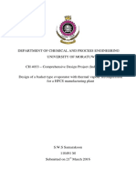 Detailed Design of A Single Effect Evaporator With Thermal Vapor Re Compression 1