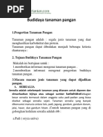 Budidaya Tanaman Pangan